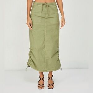 American Eagle Outfitters Sage Green Maxi Skirt